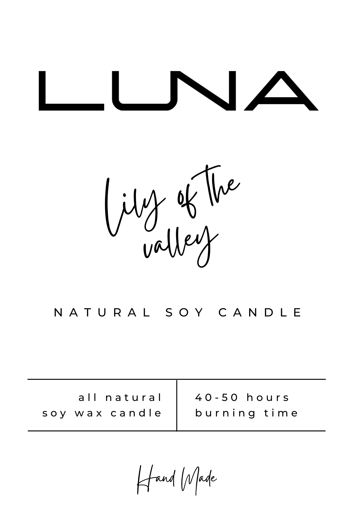 Candle Label Design